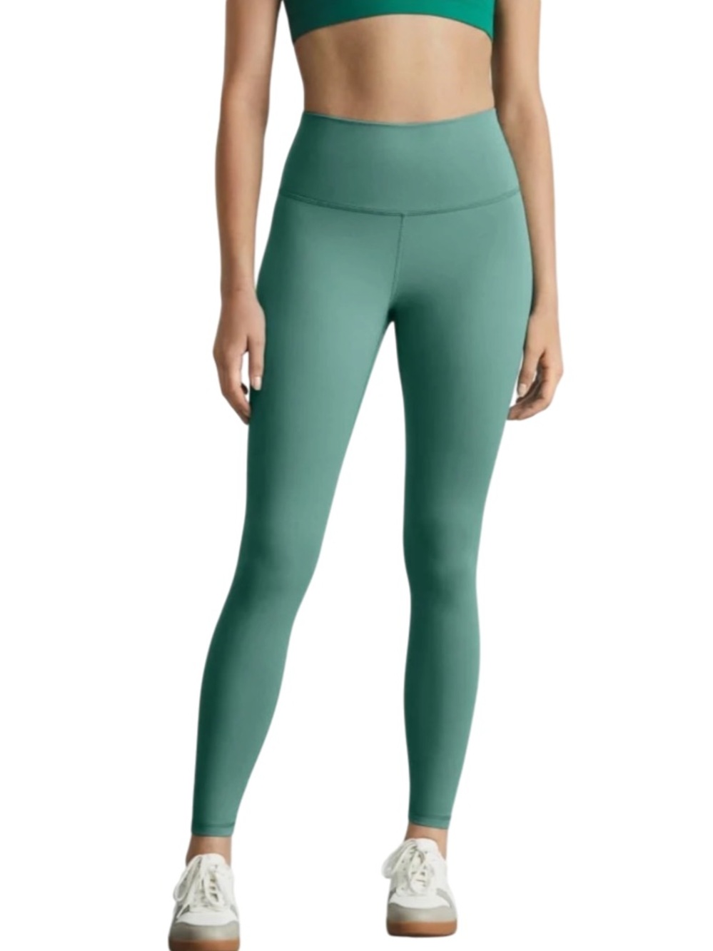 Everlane Perform Ankle High-Rise Leggings Soft Green NWT